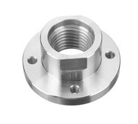 Bride industrielle Plaque frontale à bride filetée en acier M33 x 3,5/1 pouce 8 TPI, coupleur d'arbre de guidage moteur, plaque for tour bois, 1 pièce(3.5mm x M33)