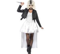 Bride of Chucky - Ensemble Costume Femme SM944 (M) (Blanc/Noir)