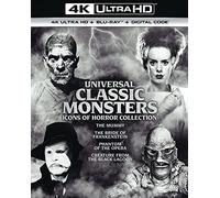 BRIDE OF FRANKENSTEIN/MUMMY/CREATURE FROM THE BLACK LAGOON/PHANTOM OF THE OPERA (4KULTRA HD/BLU-RAY)