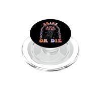 Bride Or Die Retro Halloween Bachelorette Assorti Hen Do PopSockets PopGrip pour MagSafe