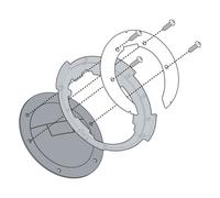 Givi Anneau de réservoir BF77 pour Ducati Diavel V4 2023-2025