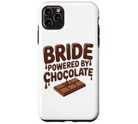 Bride Powered by Chocolate Funny Wedding Humour Coque pour iPhone 11 Pro Max