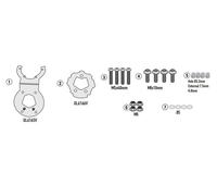 Bride Spécifique pour Sacs De Réservoir Tanklock, Tanklocked, GIVI BF95, pour Cf