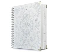 Bride Squad Livre de planification de mariage et organisateur pour mariée : couverture rigide élégante en porcelaine bleue et blanche | Comprend des listes de contrôle, des calendriers, des poches |