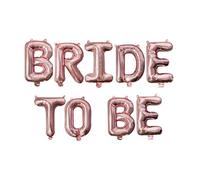 Bride to be Ballon en aluminium pour enterrement de vie de jeune fille | Ballon décoratif JGA | Décoration de mariage | Bride to be | Ballons dorés | Ballons dorés | Ballon en aluminium | Fête |