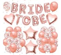 Bride To Be Decoration,Enterrement de Vie de Jeune Fille Accessoire,Evjf Decoration,Ballon Bride To Be,Bride To Be Banner,Evjf Balloon pour Décoration de Fête (C)