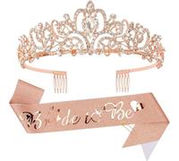 Bride to Be Ensemble serre-tête avec strass cloutés pour photo