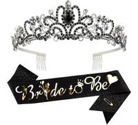 Bride to Be Ensemble serre-tête avec strass cloutés pour photo