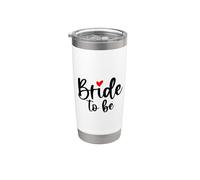 Bride To Be Fiancée Epouse EVJF Gobelet isotherme en acier inoxydable double paroi