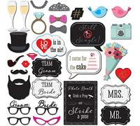 Bride to Be Lot de 31 accessoires pour photomaton de mariage