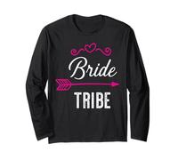 Bride Tribe Tenue de Groupe Assortie pour Demoiselles d'honneur Bachelorette Manche Longue