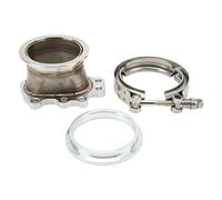 Bride Turbo Adaptée pourT25 T28 GT25 GT28, 7,6 Cm de Diamètre, Joint Solide à 8 Boulons, Anti-fuite, Surface Lisse, Construction Robuste, Remplacement Idéal