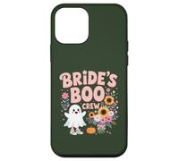 Bride's Boo Crew Ghost Floral Tournesol Halloween Bacheloret Coque pour iPhone 12 Mini