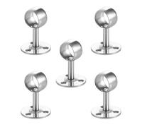 Brides De Tringle À Rideau De Douche Murales En Acier Inoxydable ¿ 5 Supports De Fixation Au Plafond Robustes Pour La Décoration Intérieure