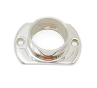 Brides Pour Robinets Bride inférieure oblongue de catégorie d'acier inoxydable for le miroir balustre Polonais d'escalier 50.8mm poli