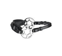 Brides sans mors avec roue Waldhausen Sensitv Noir Pur-sang