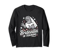 Bridezilla in Training Funny Bride to Be Wedding Humour Manche Longue