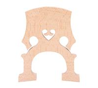 Bridge à violoncelle, auto-réglage ajusté violon Maple Bridge Remplacement des pièces d'instrument Pièces accessoires 4.3 * 3,5 * 0,5 pouce