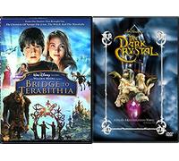 Bridge Adventures To Terabithia + The Dark Crystal 2 DVD Animated Fantasy Set Family Movies