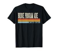 Bridge Program Aide Week Retro Vintage Retour à l'école T-Shirt