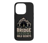 Bridge Shadows Hold Secrets Leurre de pêche Mantra Coque pour iPhone 14 Pro