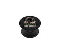 Bridge Shadows Hold Secrets Leurre de pêche Mantra PopSockets PopGrip Adhésif