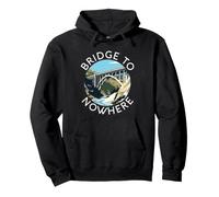 Bridge to Nowhere California Los Angeles Forest Randonnée rétro Sweat à Capuche