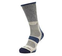 Bridgedale Hike Lightweight Cotton Comfort Boot Long Socks Beige,Bleu EU 44-47 Homme