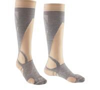 Bridgedale - Ski Lightweight Merino Performance Over Calf - Chaussettes ski femme Gray / Nature - L - 41 / 43