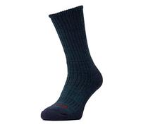 Bridgedale Chaussettes de randonnée confortables en laine mérinos poids moyen Bleu marine XL
