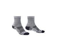 Bridgedale Hike Lightweight Merino Performance 3/4 Crew Original Chaussettes Homme, Argenté/Bleu Marine, M