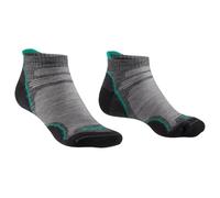 Femmes chaussettes Bridgedale Relever UL T2 député Low milieu gris / surf S (3-4.5 UK)
