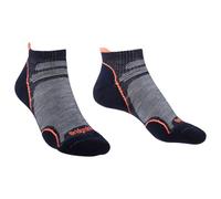 Bridgedale Hike Ultralight T2 Merino Performance Low Chaussettes Femme, Bleu Marine/Bonbon, M