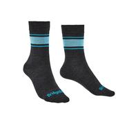 Bridgedale - Liner Ultralight Merino Everyday Performance Boot - Chaussettes randonnée femme Dk Grey / Blue - M - 38 / 40