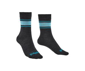 Bridgedale - Liner Ultralight Merino Everyday Performance Boot - Chaussettes randonnée femme Dk Grey / Blue - M - 38 / 40