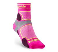 Bridgedale Trail Run Ultralight T2 Coolmax Sport 3/4 Crew Chaussettes Mixte, Rose, M