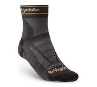 Bridgedale Trail Run Ultralight T2 Merino Sport 3/4 Crew Chaussettes Homme, Gris, L