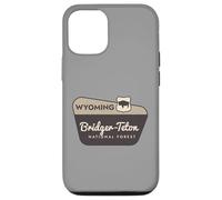 Bridger-Teton National Forest Wyoming Panneau de Bienvenue Vacances Coque pour iPhone 12/12 Pro