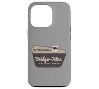 Bridger-Teton National Forest Wyoming Panneau de Bienvenue Vacances Coque pour iPhone 13 Pro