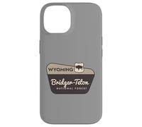 Bridger-Teton National Forest Wyoming Panneau de Bienvenue Vacances Coque pour iPhone 14