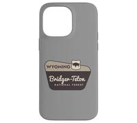 Bridger-Teton National Forest Wyoming Panneau de Bienvenue Vacances Coque pour iPhone 14 Pro Max