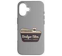Bridger-Teton National Forest Wyoming Panneau de Bienvenue Vacances Coque pour iPhone 16