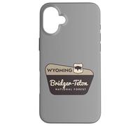 Bridger-Teton National Forest Wyoming Panneau de Bienvenue Vacances Coque pour iPhone 16 Plus