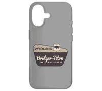 Bridger-Teton National Forest Wyoming Panneau de Bienvenue Vacances Coque pour iPhone 17