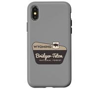 Bridger-Teton National Forest Wyoming Panneau de Bienvenue Vacances Coque pour iPhone X/XS