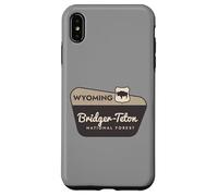 Bridger-Teton National Forest Wyoming Panneau de Bienvenue Vacances Coque pour iPhone XS Max