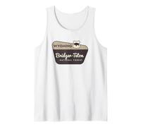 Bridger-Teton National Forest Wyoming Panneau de Bienvenue Vacances Débardeur