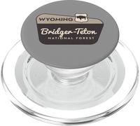 Bridger-Teton National Forest Wyoming Panneau de Bienvenue Vacances PopSockets PopGrip pour MagSafe