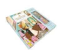 Larousse – Coffret peinture au numéro Bridgerton (Florine Le Richon), 18 pots, 2 pinceaux