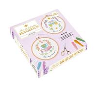Bridgerton - Mon kit de broderie - + accessoires - Ophélie Dhayere - Larousse - Jeux livres objets